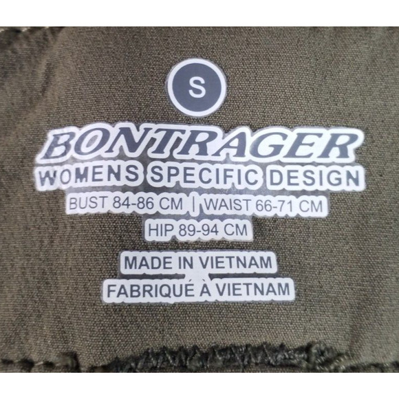 Bontrager Women’s Green Capri Pants Adjustable Waist Pockets Size Small - Picture 5 of 10